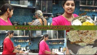 Daily vlog || My 8th Month pregnancy Morning to Afternoon Food Routine || ಅಮ್ಮನ simple Recipes ||