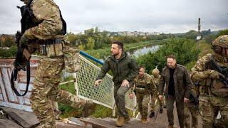 Live: Zelensky visits recaptured hub of Izium in east Ukraine • FRANCE 24 English