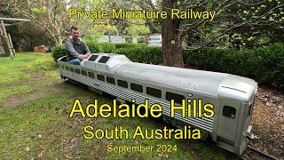 Adelaide Hills private miniature railway, Sep 2024