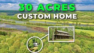 30 Acres of TENNESSEE Land for Sale with Log Home • LANDIO