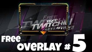 STREAM OVERLAY FREE DOWNLOAD#5 / OBS STUDIOS YOUTUBE/TWITCH / Deutsch / Germany