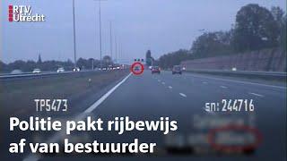 Verkeerspolitie: Mercedes rijdt 200 kilometer per uur op de snelweg! | RTV Utrecht