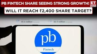 Pb Fintech Share Analysis: Big Target Set For The Company! | Pb Fintech Buzzing | Business News