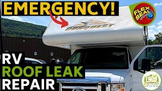 RV Roof Sealing and Repair with Flex Seal - A great RV Roof Leak Fix!