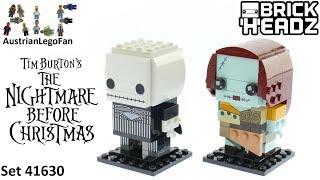 Lego Brickheadz 41630 Jack Skellington & Sally Speed Build - The Nightmare before Christmas 25 Year