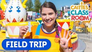 Let's Go To The Fair! | Caitie's Classroom Field Trip | Amusement Park Rides & Counting Fun for Kids