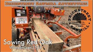 Sawing Red Oak with a Woodmizer LT35