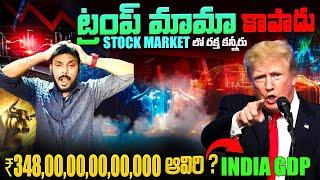 ట్రంప్ మామా కాపాడు | Domino effect the US Stock Market crash 2025 | Ravi Telugu Traveller