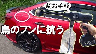 【レビュー　コードレス高圧洗浄機】これでもう鳥のフンも怖くない！