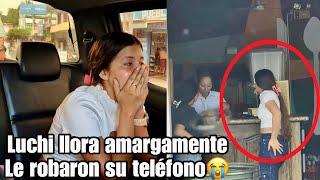 Luchi vivió el peor momento de su vida le robaron su teléfono/ Asta se iba a desmayar en pleno video