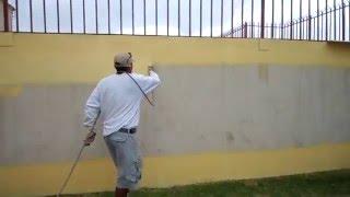 aplicacion de pintura con graco 395 nova