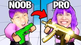 LANKYBOX'S SISTER Plays ROBLOX RIVALS!? (Pretending to be NOOBS!?)