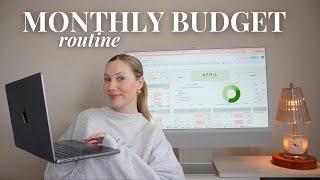 How I Budget for a New Month  budget breakdown, sinking funds, financial goals etc