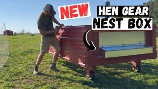 The Ultimate Chickshaw with Hen Gear Rollout  Nestbox!