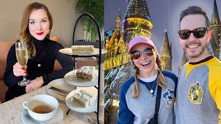 A Winter Wonderland Afternoon Tea + Hogwarts at Christmas!