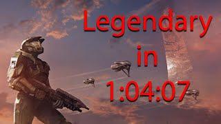 Halo CE Legendary Speedrun in 1:04:07