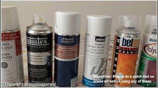 Varnishes for sealing alcohol ink art