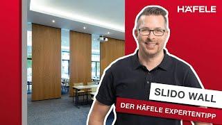 Häfele Expertentipp | Slido Wall