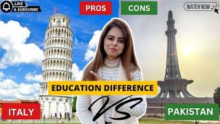 Italy VS Pakistan Education system | Free Study in Italy | Universities Page