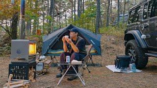 CAMPLOG_Minimal Camping in the Forest in Breathtaking Silence_ASMR