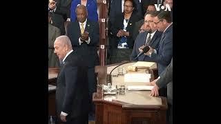 内塔尼亚胡在美国国会发表演讲