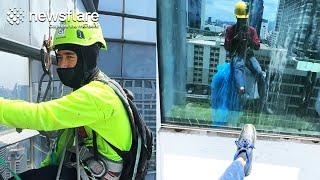 50th Floor Window Cleaning In Thailand