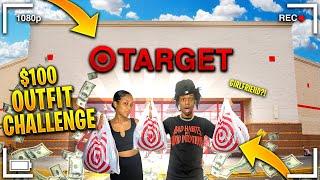 $100 TARGET OUTFIT CHALLENGE VS GIRLFRIEND ️ | WHO WON ?!