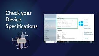How to check device specifications on Windows 10 | Click&Tech