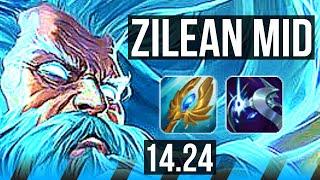 ZILEAN vs AKALI (MID) | 72% winrate, 5/2/9 | NA Grandmaster | 14.24