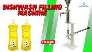 Manual Dishwash Liquid Filling Machine