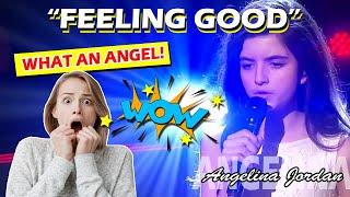  WHAT AN ANGEL!!! ANGELINA JORDAN "FEELING GOOD" | BEST REACTIONS | TrendsTV