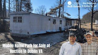 Mobile Home Park for Sale at Auction in Dublin VA