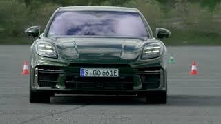 2024 Porsche Panamera active ride lane change demo