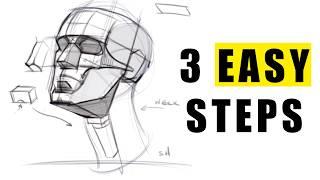 How to Easily Draw the Head