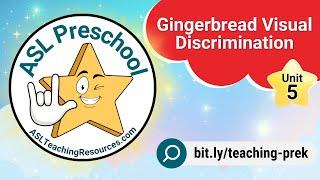 Signing Stars Unit 5: Gingerbread Visual Discrimination