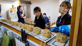 看板娘達が営むうどん屋に常連が殺到 女性が大活躍するお店５選丨Japanese rice ball and udon restaurant