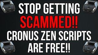 Attention New Cronus Zen Users | SCRIPTS ARE FREE | DON'T FALL FOR THESE SCAMS!