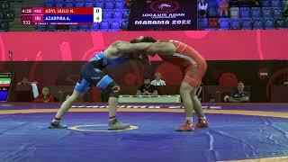 Round 1 FS - 97 kg: N. ADYL UULU (KGZ) v. A. AZARPIRA (IRI)