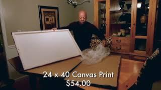 UNBOXING PRINT FROM CANVAS DISCOUNT