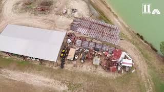 DRONE VIDEO: Hurricane Michael leaves power lines, debris scattered throughout Georgia