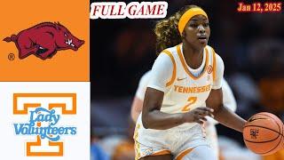 Arkansas Vs Tennessee  Full Game | Women's College Basketball| Jan 12, 2025