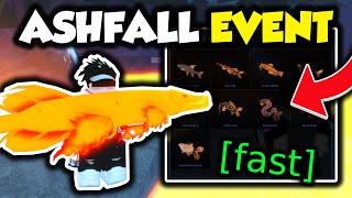 How To COMPLETE The ASHFALL EVENT FAST In Roblox Fisch! (Volcano Update)