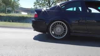 BMW m3 e46 CSL doing sick burnout