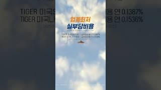업계 최저! 실부담비용, TIGER 미국대표지수 ETF