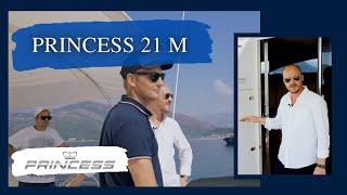 Princess 21M Обзор яхты. Купить яхту в Черногории. Ageev Yachts