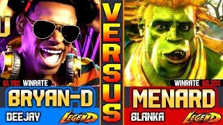 SF6 MenaRD (Blanka Vs Deejay) Bryan-D ▰ Street Fighter 6 Gameply High Level