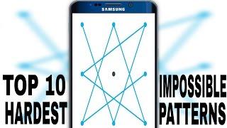 Top 10 Hardest/Impossible Pattern Locks For Android Phones : Best Ever