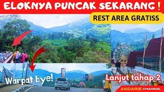 Kondisi Puncak Bogor Terkini‼️ Dan Review Rest Area Gunung Mas..Makin Elok Mempesona..