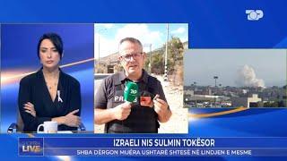 "Dëgjohen të shtëna Sidorela" gazetari raporton nga lufta në Izrael: Ka bomba dhe...- Shqipëria Live