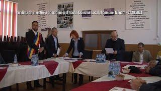 Sedință de investire a primarului și al noului Consiliul Local al comunei Mândra -   21.10.2024